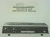 Valhalla Scientific 2500 AC-DC Current Calibrator Operating and Maintenence