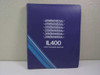 Intellemetrics IL400 Thickness Monitor Instruction Manual – blue binder front cover with IL400 model designation
