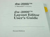 Design Workshop DW-2000 User's Manual