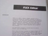 Flex Operator's Manual Series II X-Ray Analyzer - 1988