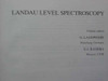 Landwehr, G and Rashba, E.I. North Holland Publishing Company Landau Level Spectroscopy Volume 27.1