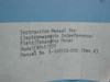 Singer Stoddart 1-500783-255 Instruction Manual for Electromagnetic Interferenc