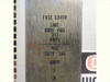 Fuse cover label on Quantronix 204-12Q showing LINE 600V-FNQ 20A and AUX 250V-3AG 2A and 3A ratings