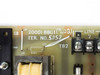 Volkmann AD-1 Drive Board – PCB close-up showing part number 20001BBG1M1021, serial number label, terminal block TB2, and LINE-2 connection point