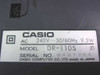 Casio DR-110S Printing Calculator 240 volts ac