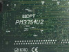 DPT PM3754U2 PCB reverse side — silkscreen showing DPT logo, PM3754U2 model designation, N740 UL mark, and CE certification