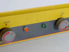 Thermolyne Cimarec 3 SP47235 — close-up of front control panel showing HEAT knob, STIR knob, orange and green indicator lights