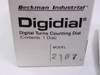 Beckman 2167 Digidial Digital Turns Counting Dial 3 Position
