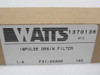 Watts FluidAir F31-02AHS 1370136 Impulse Drain Filter 1/4 Inch 150PSI