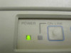 Star SP200-2 front panel close-up showing illuminated green POWER LED and ON LINE button