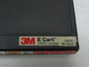 Close-up of 3M E Cart label reading '3490E compat, 1100 ft, 36-track'
