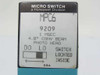 Micro Switch MPC6 label closeup — shows model MPC6, part 9209, 1 MSEC, 4.0" conv beam, Photo Head, DO/LO switch diagram, Made in U.S.A.