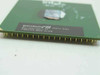 Intel Pentium III SL4CB CPU — close-up of processor markings label showing 866/256/133/1.7V, 3105A168-0363, and SL4CB sSpec