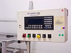 Station 120 Degas Epoxy Uticor PMD 450 control panel – full view showing alphanumeric display, keypad, E-stop, Power On/Off, and function buttons