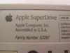 Apple G7287 SuperDrive 1.44 External Floppy Drive