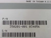 Intel 350201-001 power supply label showing part number 350201-001 034056 and Made in Taiwan R.O.C.
