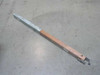 US Military NM 85 tent ridge female section full length view — galvanized steel channel with wood core and connector end, 142 inches long