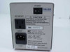 300VA UPS EP15001G rear label close-up — 120V 3A 60Hz input, 120V 3A 60Hz UPS outlet, 300VA 150W max load, FCC and UL listed, Made in Taiwan