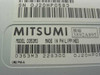 Mitsumi D353M3 label closeup showing model number, made in Philippines, sub-part number 228300, and TUV certification marks