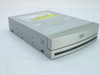 HL Data Storage GDR-8163B internal DVD-ROM drive – front three-quarter view showing bezel with disc tray and DVD logo