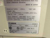 Canon H12013 rating plate label showing 120V 60Hz 5.6A, manufactured April 1997, Made in Japan, and UL listing information