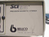 Close-up of SCI ERA Precision Magnetic Stirrer branding and Bellco Biotechnology logo, Vineland New Jersey USA