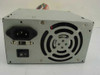 Premier PS-ATX-250SN – rear panel showing IEC C14 AC input, voltage selector switch, power switch, and exhaust fan