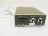 Keithley 103A Nanovolt Amplifier — front panel with INPUT selector buttons, 3dB FREQ Hz rotary knob, GAIN knob, and BNC connectors; input lead wires visible at left