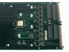 Motorola SGLN4131A PCB close-up showing Motorola IC chip, surface-mount components, and card slot connectors