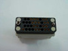 Racal 27C522-02 adapter – end view showing 34-pin female IDC socket with gold pin contacts and dual mounting screws