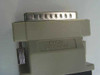 Racal 27C522-02 adapter – close-up of DB25 male connector end with molded label showing brand name RACAL and part number 27C522-02