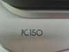 Canon PC150 model number label detail on side of copier housing