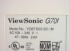 Viewsonic G70f 17" CRT Monitor Part - VCDTS23125-1M