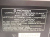 Pioneer CLD-1010 Compact Disc/Laservision Player