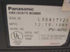 Panasonic PV-4010 Omnivision VCR