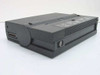 HP DeskJet 310 C2621A portable inkjet printer — rear and side view showing parallel port connector and battery compartment door