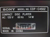 Sony CDP-450Z Compact Disc Player 5 Disk Magazine