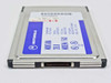 Motorola Montana 28.8 Modem/Fax PC Card – angled side view showing connector and card thickness