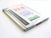 Simple Technology 33.6 Communicator PCMCIA modem — angled side view showing PC Card form factor and RJ-11 connector edge