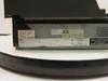 Fujitsu ICL Orion Type 21000 barcode scanner – underside label closeup showing ICL branding, Type 21000, UL listing E53524, and laser product classification
