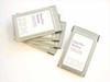 IBM 25H6420 PCMCIA Data/Fax Modem PC Cards — front label view showing multiple units in a stack