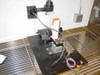 Olympus BHM Microscope Custom Mounted with Lamp and 4x4 ~! Olympus BHM Microscope Custom Mounted with Lamp and 4x4 ~!