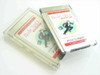 Data Race RediCARD Version 2 PCMCIA modem — top-down view of two units with plastic protective cases, front labels visible