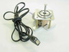 Thales Cryogenics RM5-61/03 Stirling rotary cooler – opposite side view showing bolt pattern on circular flange, aluminum mounting bracket, and braided cable running to a rectangular connector