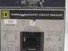 Square D FAL34050 front label close-up showing 50A rating, FAL Series 2, interrupting ratings, and lug torque specifications