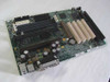 Intel AL440LX 681797-401 motherboard – opposite-angle top view showing rear I/O area, ATX 20-pin power connector, capacitors, and expansion slot array