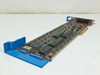 IBM 90X8460 MCA Multi-Protocol Adapter Card – reverse side view showing main ICs, oscillator, and MCA edge connector with blue card guides