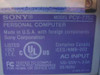 Sony PCV-RX752 Vaio P4 2.0 GHz 80 GB 512 MB DVD-RW PC