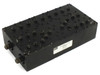 K&L WSA-00131 RF microwave cavity filter top view showing tuning screw array and K&L label