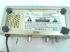 Universal E72083 CATV Converter – bottom label showing model number, 120V AC 60Hz 3W rating, UL listing, FCC ID BY48SGBC31-42U, and Made in Taiwan markings